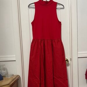 a new day Red Midi Dress